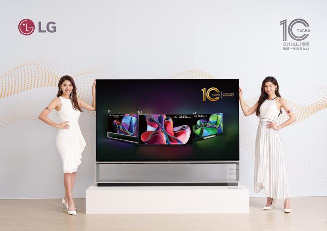 LG OLED 电视再进化，推出OLED evo 8K Z3 尊爵系列，升级整体效能以及OLED evo自体发光显示技术，199万元。（LG提供／古明弘台北传真）