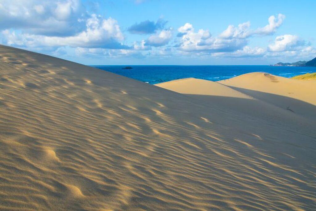 鳥取砂丘是日本規模最大的海岸砂丘，可同時欣賞到日本海。　圖：shutterstock／來源