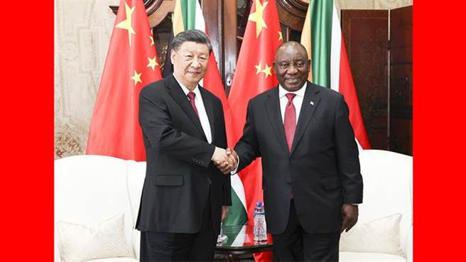 大陆与南非签署联合声明构建高水准中斐命运共同体。（图／新华社）