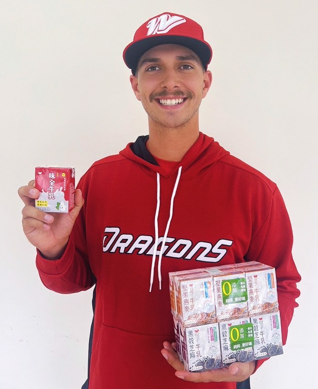 味全龍新洋投拓克士（Tucker Smith）。（味全龍提供）