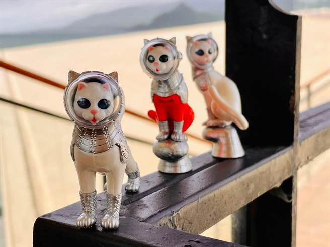 船猫扭蛋大受欢迎。（屏县府提供）