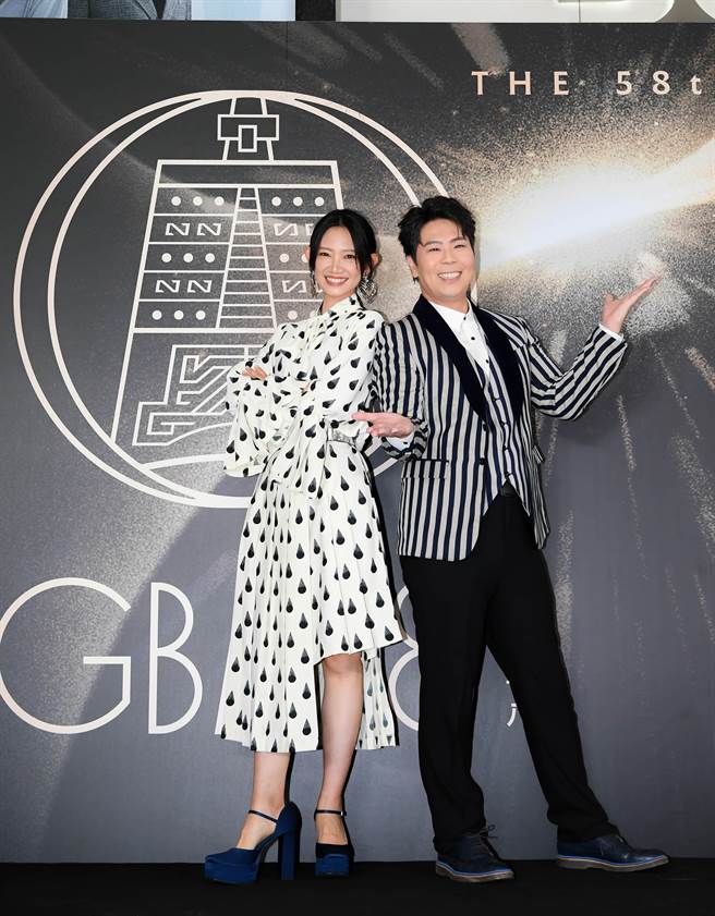 邵大伦（右）、吴奕蓉23日宣布担任「第58届广播金钟奖颁奖典礼」主持人。（三立提供）
