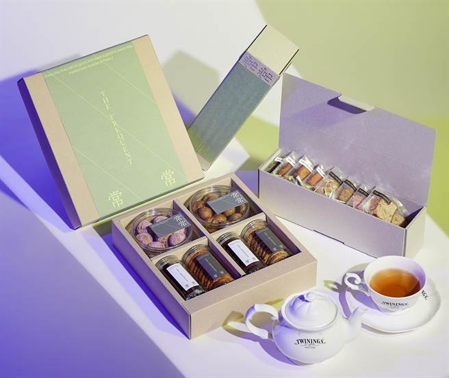 TWININGS 唐寧茶与常常联手推「常常团圆-手工饼乾礼盒」、「常常团圆-常温糕点礼盒」。（TWININGS 唐寧茶提供／朱世凯台北传真）