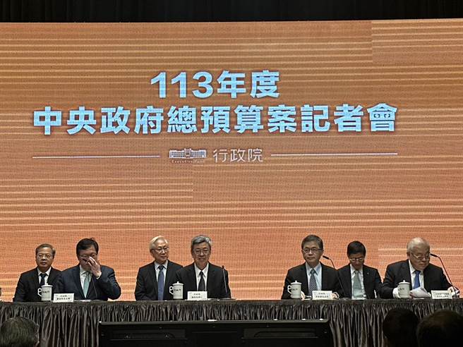 行政院会今日通过明年总预算案。（黄婉婷摄）
