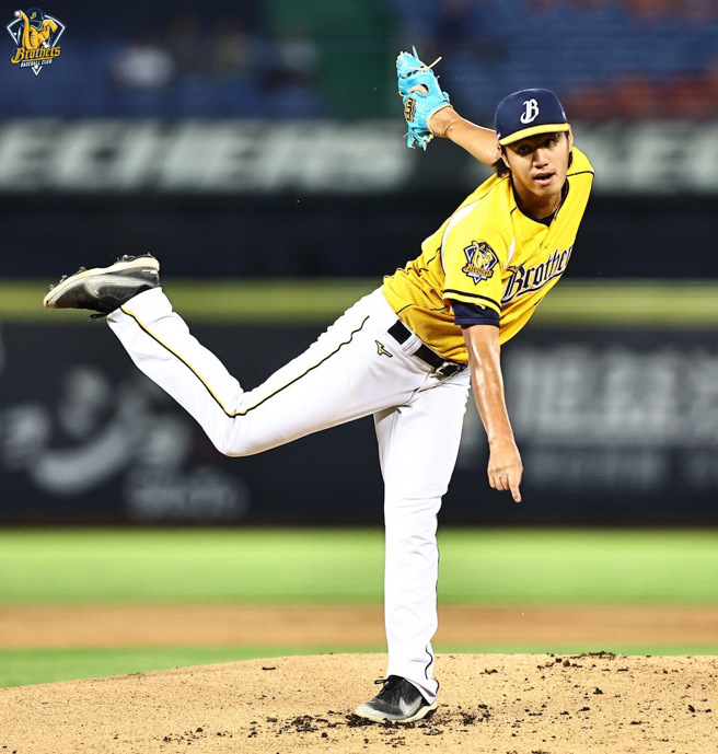 中信兄弟郑浩均缴出6局仅被敲2安、无失分好投。（中信兄弟提供）