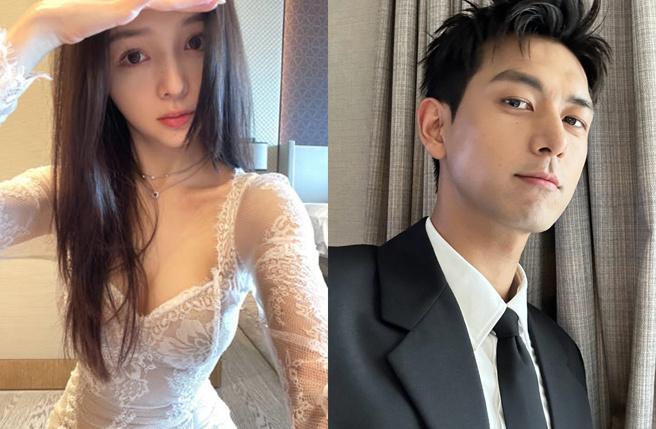 李现被爆密恋网美「晓雪Winema」。（图／取自李现、晓雪Winema微博）