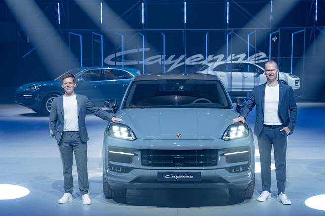 台灣保時捷總裁Christian Nater宣布全新Cayenne在台上市。（保時捷提供）