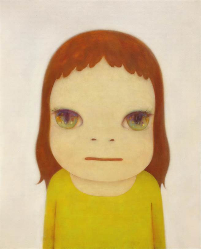 奈良美智《不行就是不行》首次亮相拍场。（富艺斯提供／李怡芸台北传真）