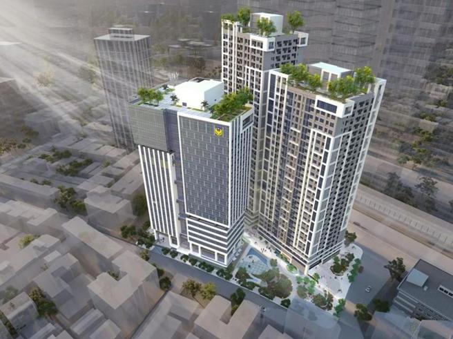 中和保二總隊公辦都更案，今天通過都更及權變審議。（圖／國家住都中心提供）