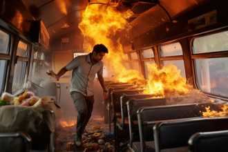 影》「列車開趴」遭烈焰吞噬 印度火車爆炸9死 元凶竟是它