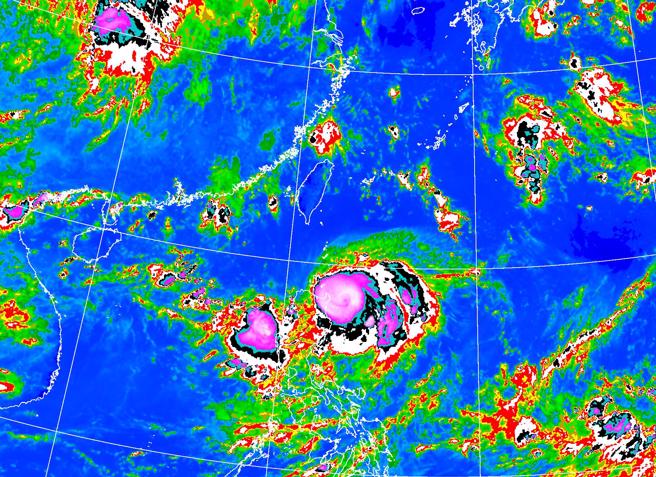 吳聖宇指出，下周二海陸颱風警報有機會陸續發布。（中央氣象局提供）