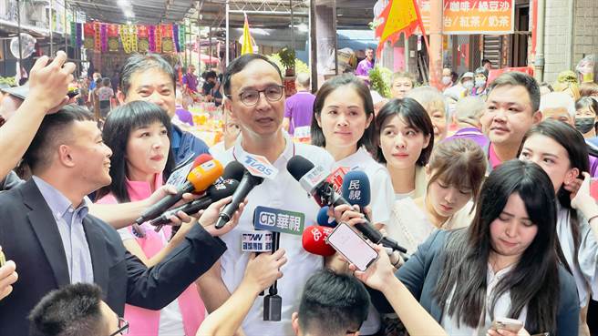 有关林耕仁呼吁总统参选人们不要瞎挺高虹安，朱立伦表示坚定支持司法公正。（吕健豪摄）