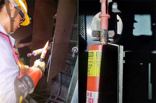 圖為21日高市三民區千戶大停電，事故原因查為博愛國小責分點電力熔絲座故障。（台電高雄區處提供）