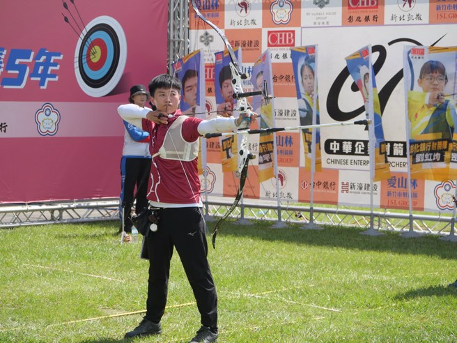雷千瑩。(中華企業射箭聯賽提供)
