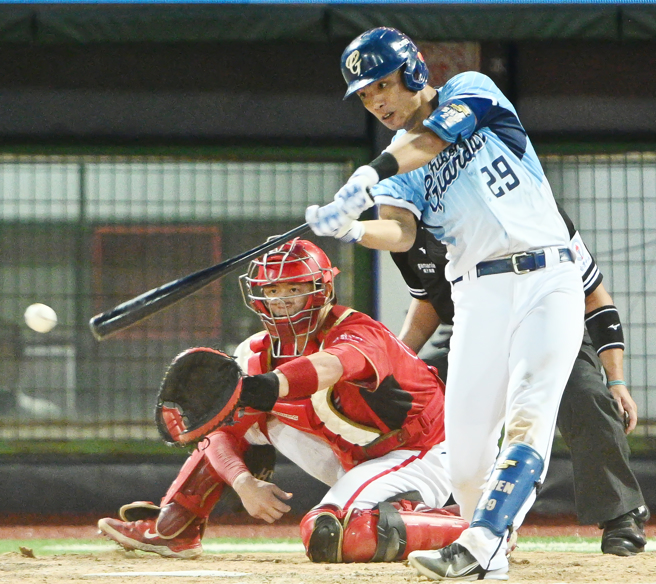 富邦悍将申皓玮。（季志翔摄）