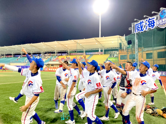 亚洲青少棒赛中华队打败日本夺冠。（图／中央社）