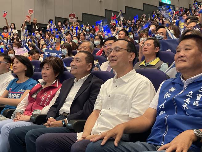 国民党主席朱立伦今天出席医事团体后援会。（文传会提供）