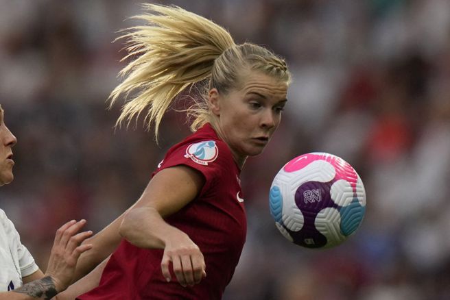 挪威足球女将Ada Hegerberg（美联社资料照）