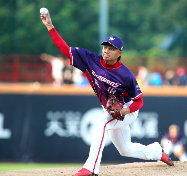 味全龙徐若熙相隔674天一军先发登板。（郑任南摄）