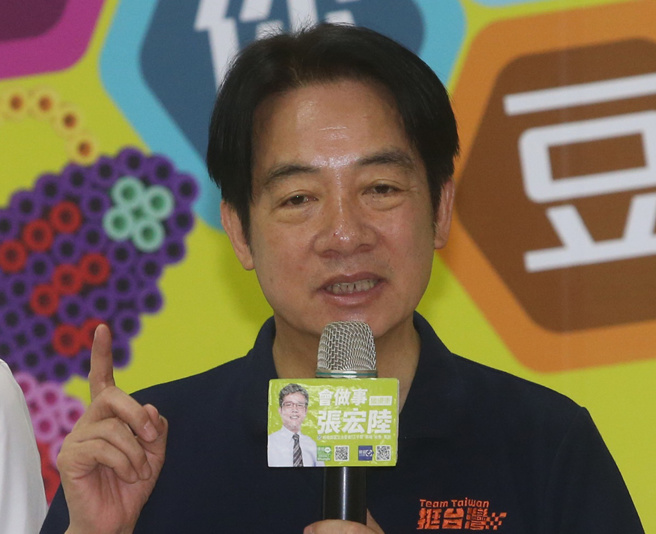 民进党总统参选人赖清德近日频道流量异常暴涨，被质疑是否花钱买网军讚声。（中时资料照／赵双杰摄）