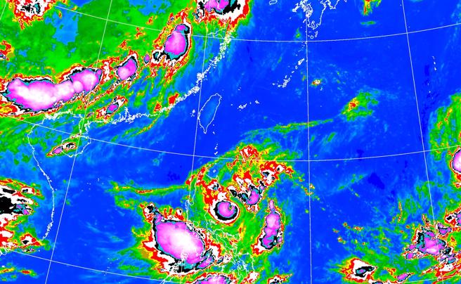 气象专家提醒，苏拉颱风环流范围虽较小，但强度其实非常摇滚。（气象局）