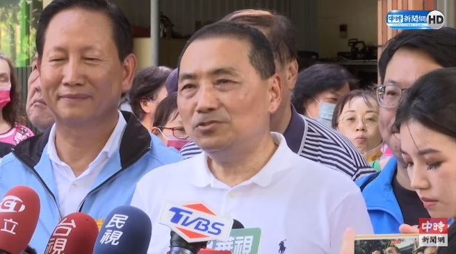 国民党2024总统参选人侯友宜。（图／截自中时新闻网YouTube）