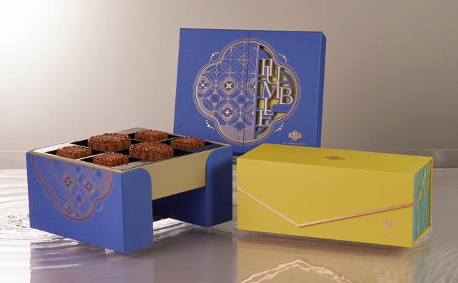 遠東百貨寒舍集團 「盈秋」珍藏月餅禮盒，6入1200元。（遠百提供）