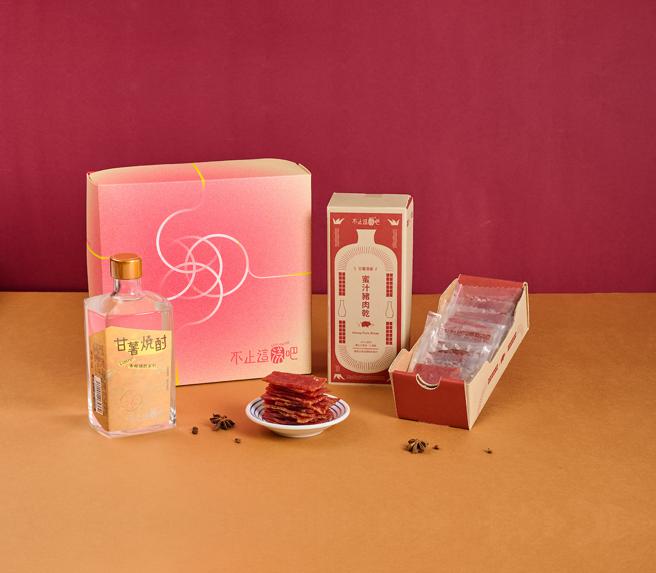 比漾廣場不止這漾吧酒饌知己中秋禮盒，原價1300元、特價1170元。（比漾廣場提供）