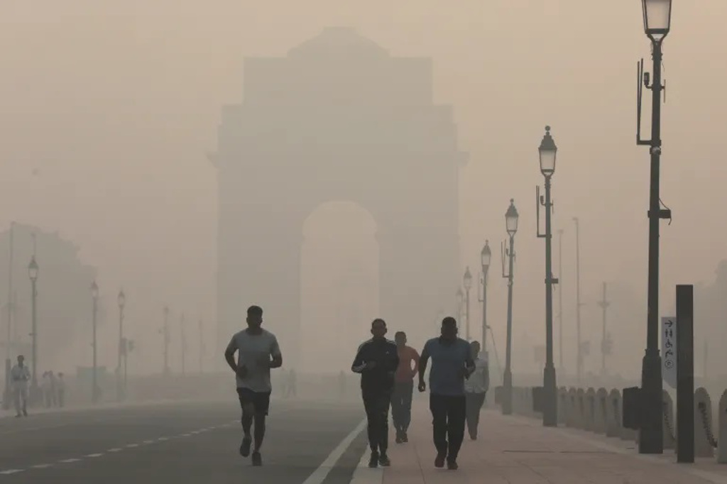 新德里是世界空气污染最严重的城市。图/EPA(photo:ChinaTimes)