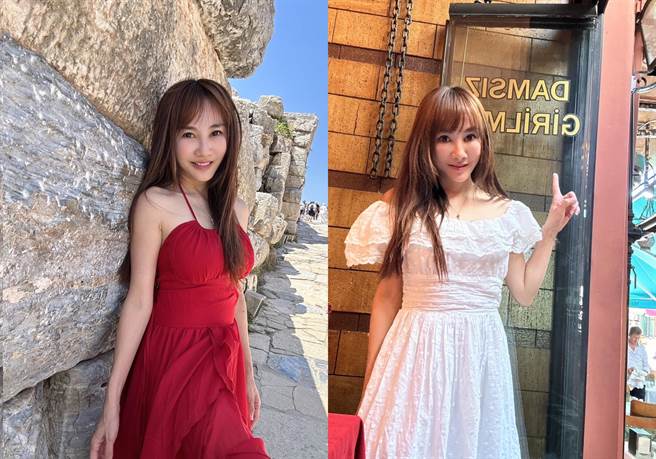 王宥忻日前到警局報案並錄製反詐騙影片，（固力狗提供／黃雯犀台北傳真）