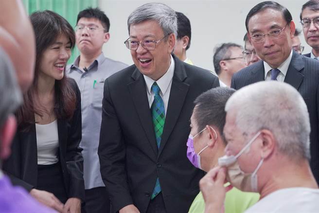 陳建仁致詞時表示，希望聯盟能成為種子，未來不斷成長茁壯，作為支持和照顧弱勢的最強後盾。(吳建輝攝)