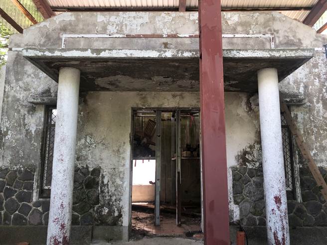 草山派出所于1934年落成，邻近草山御宾馆、原草山公共浴场等建筑，为日治时期该区的管理单位，图为草山派出所现况。（张芷瑜摄） 