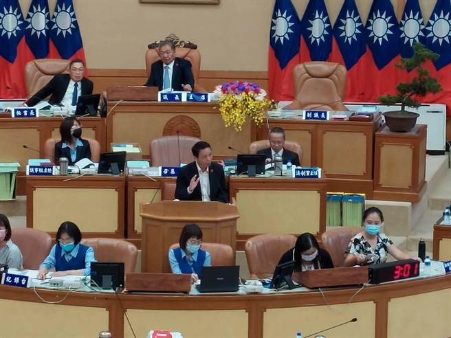 新北财政局长陈荣贵表示，仍在对金青未来使用进行规画、研拟（陈慰慈摄）