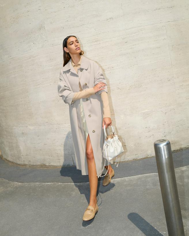 TOD’s 2023秋冬女装系列以「ITALIAN FEELING  义式遐想」为主题。（TOD’s提供/林欣仪台北传真）