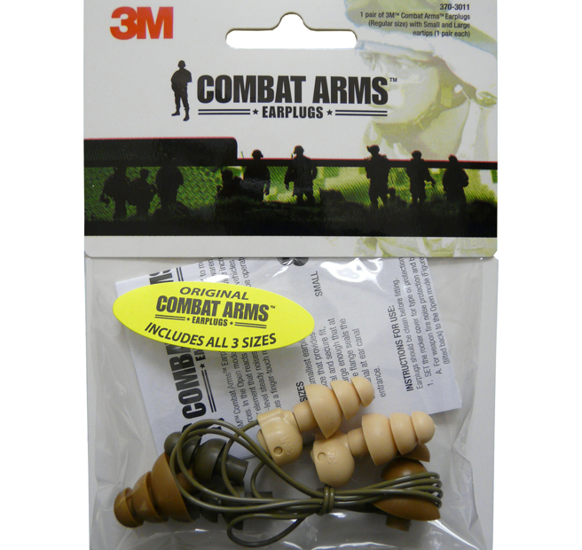 3M的 Combat Arms耳塞被美军指控降噪能力不佳。(图/3M)