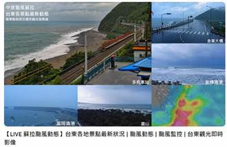 颱風蘇拉逼近 台東縣府、東管處推「這樣」觀浪最安全