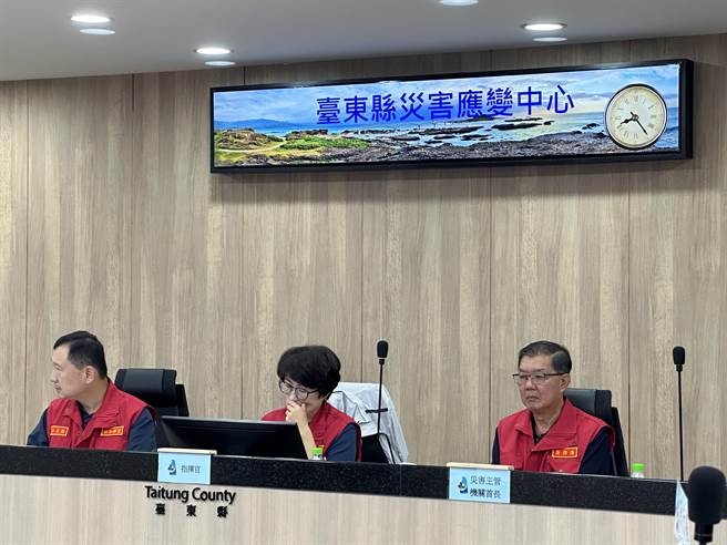 台东县灾害应变中心今早一级开设。(本报资料照片)