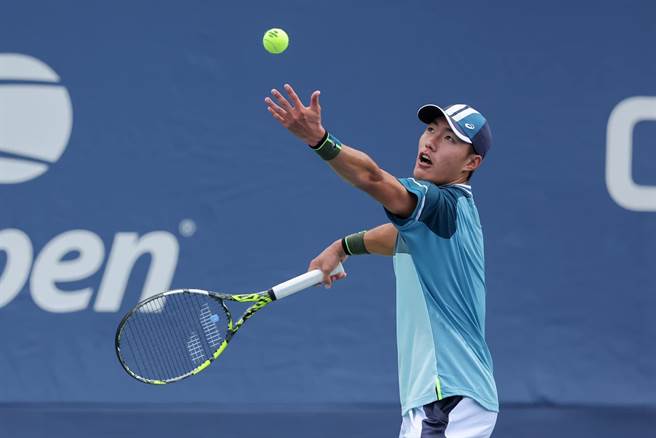许育修在美网男单首轮旗开得胜。（博斯网球粉丝团提供）