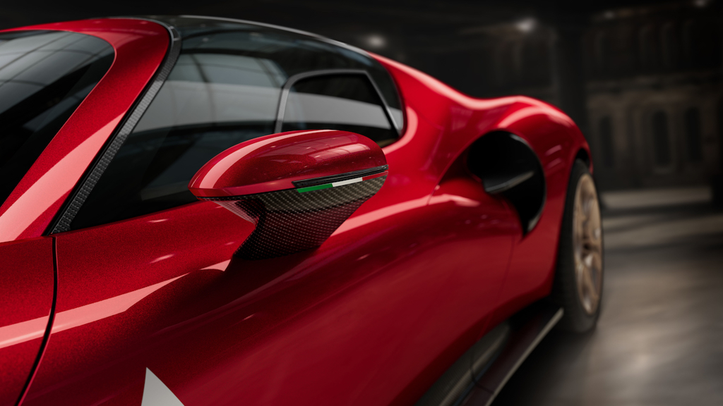 致敬原版設計、提供 3.0 V6 雙渦輪引擎與純電選項，Alfa Romeo 新世代 33 Stradale 限量 33 台絕美亮相(圖/carstuff)