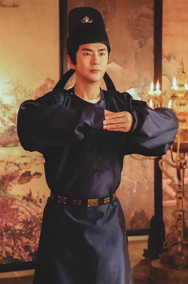 张晓龙在陆综《舞千秋》中的古装扮相帅气。（张晓龙工作室提供）