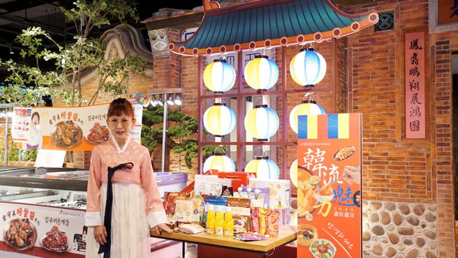 遠東百貨徐雪芳總經理想把象徵豐收的美好，透過韓國展傳遞給大家。（遠百提供）