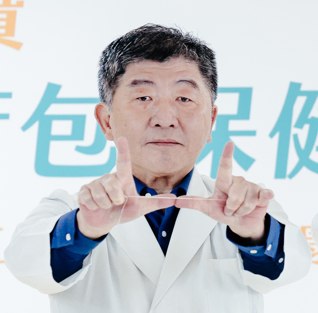 前卫福部长陈时中曾创民进党台北市长得票新低，但柯志恩强调，绿营全国再低也有34、35％。（资料照，郭吉铨摄）