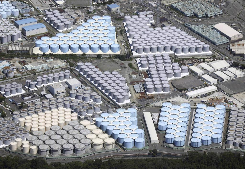 日本排放經處理的核廢水。（圖／美聯社）