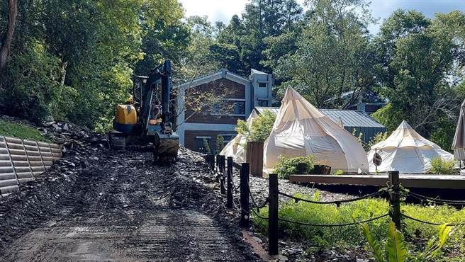 奧萬大森林遊樂區受到卡努風災影響，尚在整建修復中，仍持續暫停開放。(林業署南投分署提供／楊靜茹南投傳真）