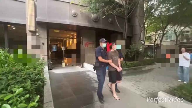 警方将廖男逮捕归案。（翻摄画面）