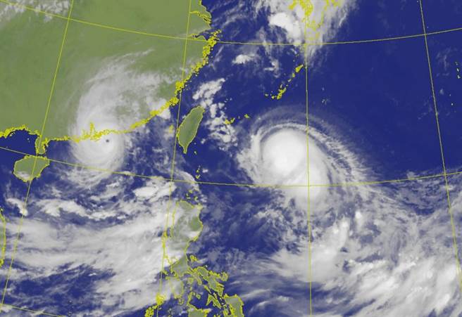 针对海葵颱风来袭，基隆市政府1日晚间8时宣布明日正常上班上课。（摘自气象局官网／徐佑升基隆传真）