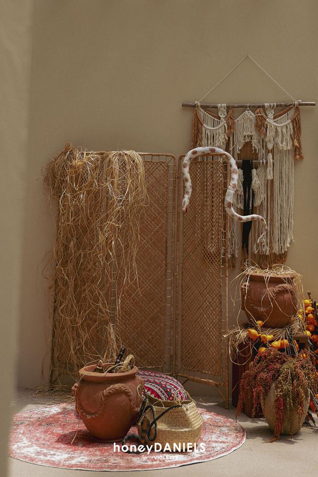 市集引蛇人。（honeyDANIELS floris提供 /林欣仪台北传真）