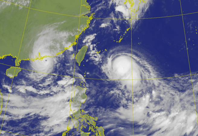 中颱海葵路徑。（示意圖／氣象局）