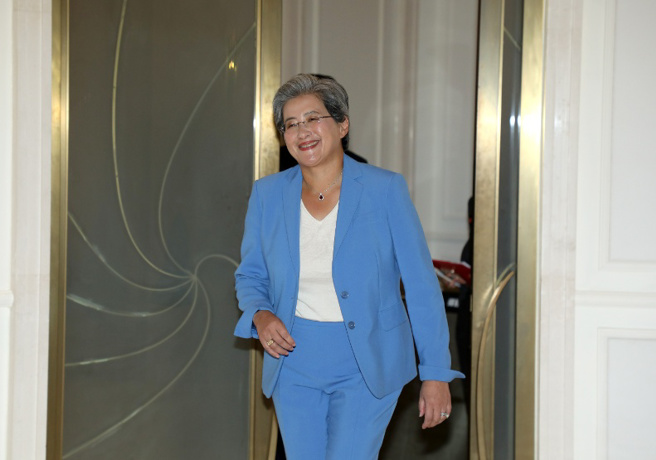 超微董事长暨CEO苏姿丰来台，唯一平面媒体专访就给了《远见杂志》。（图/远见提供）