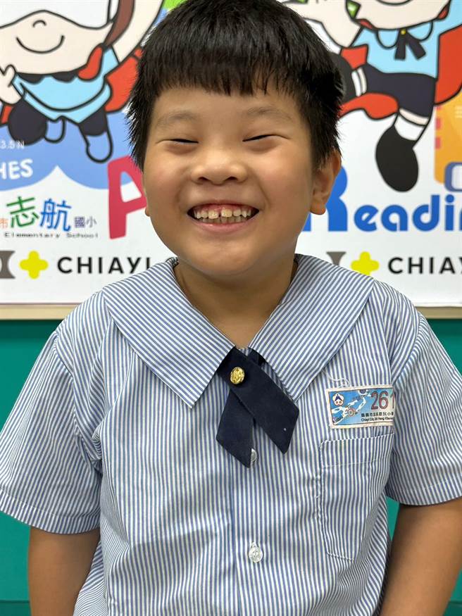 校方为孩子录制影片，今影片正式亮相，孩子的童言童语让军人父母看了感动不已。（嘉义市政府提供/吕妍庭嘉义传真）